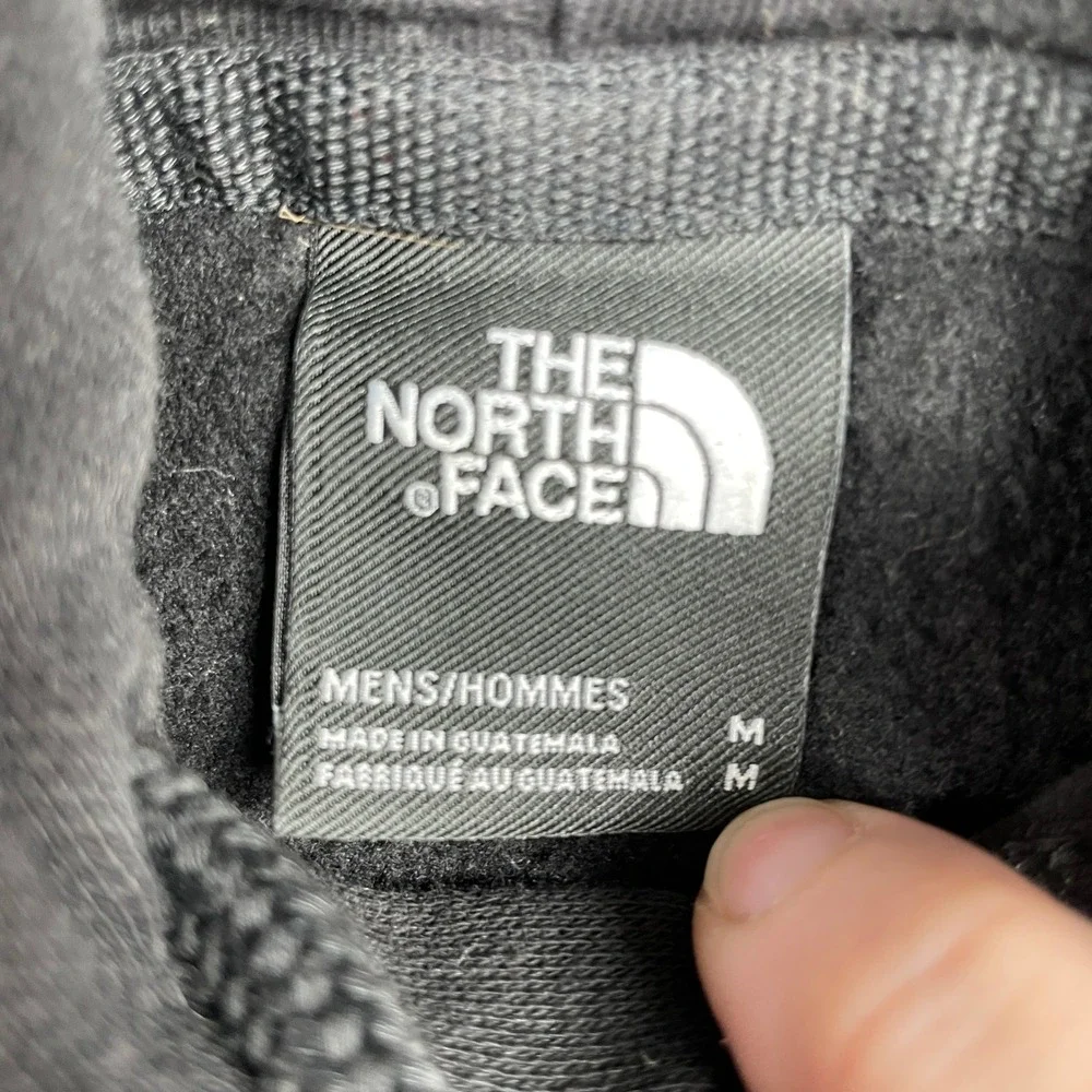 The North Face Hoodie Mens M Black Exploring New And Old Places Outdoor Pullover